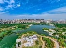 岳家湖公园：阜阳地标与市民休闲好去处