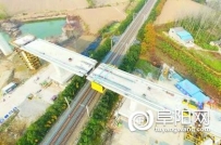 商合杭铁路阜阳特大桥完成合龙