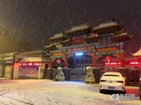 2016阜阳城区第一场瑞雪